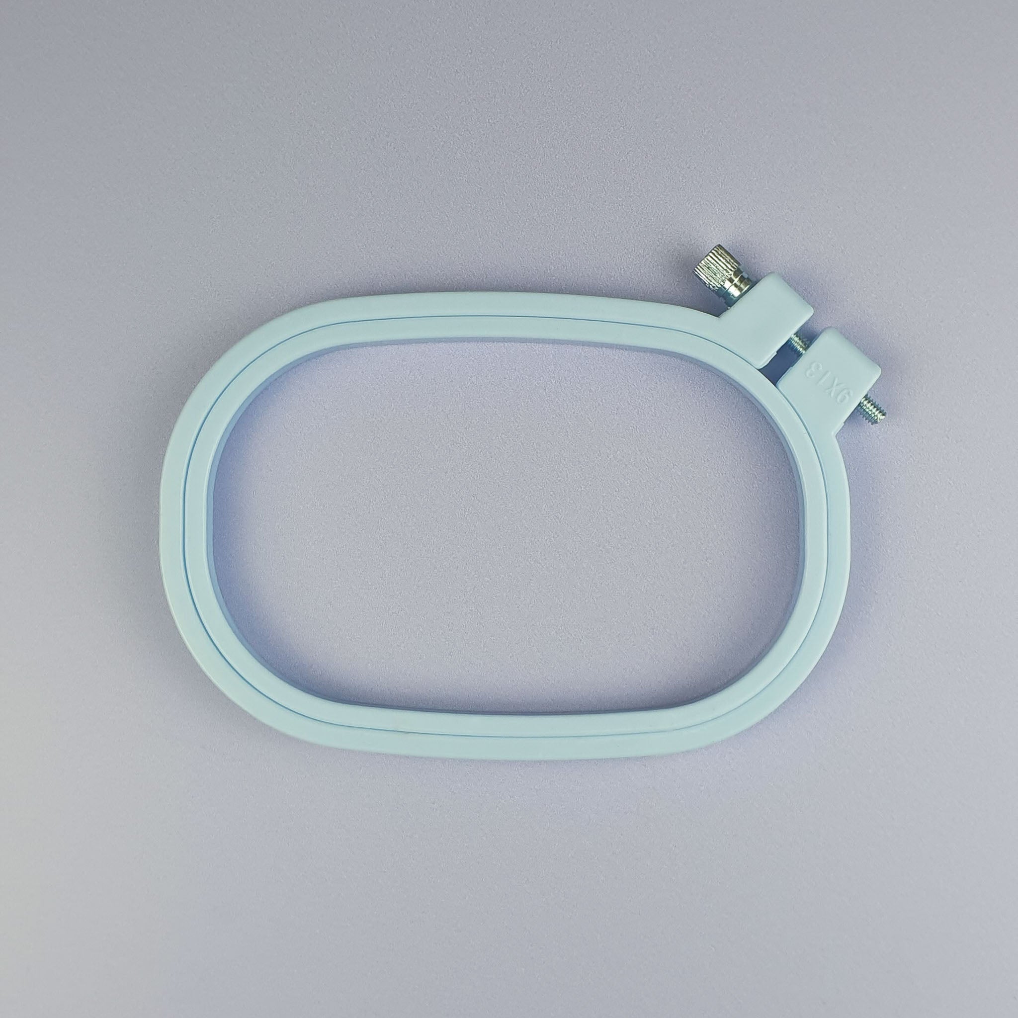 Oval Embroidery Hoop Baby Blue