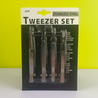 Tweezer Set in packaging