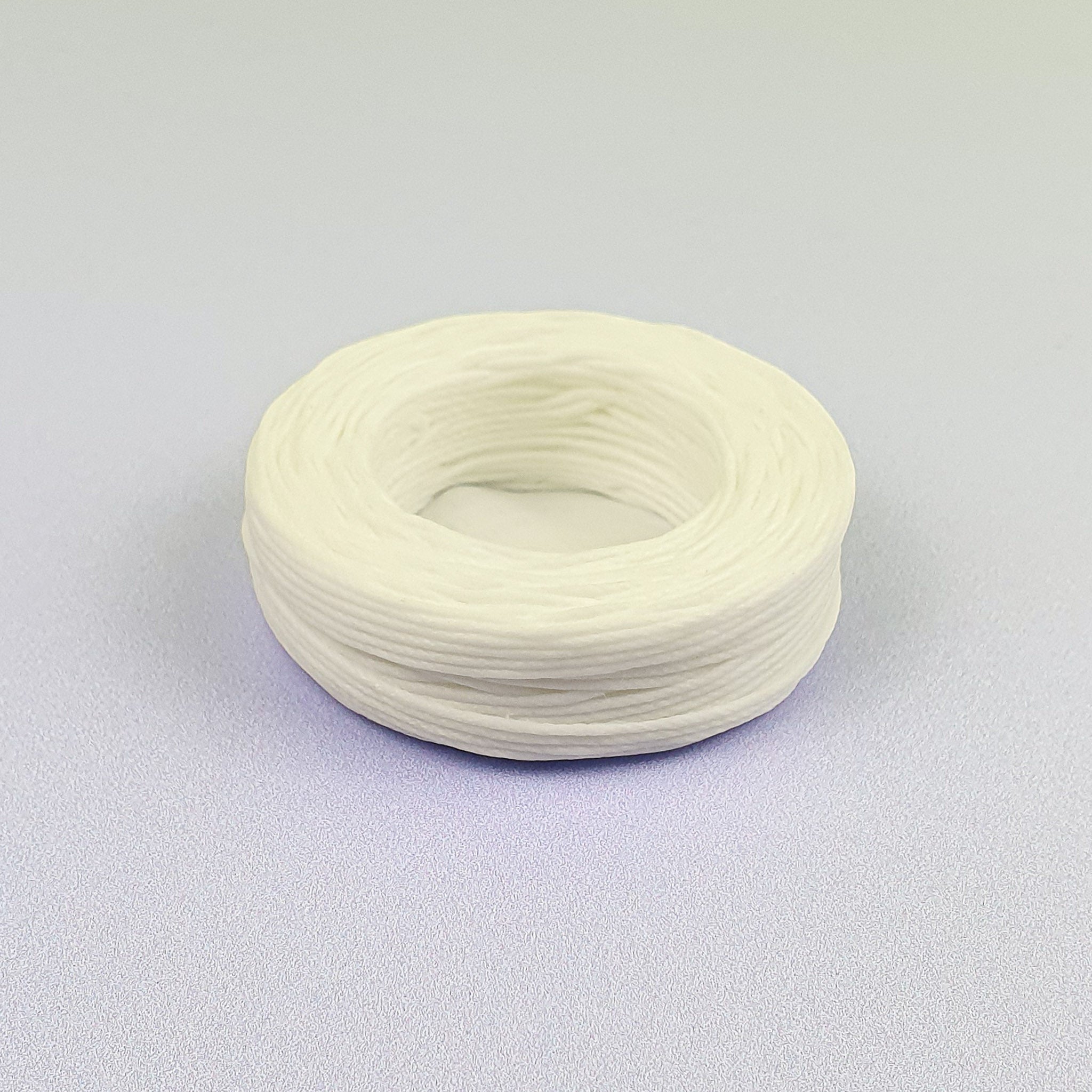 Waxed Linen Thread White Spool