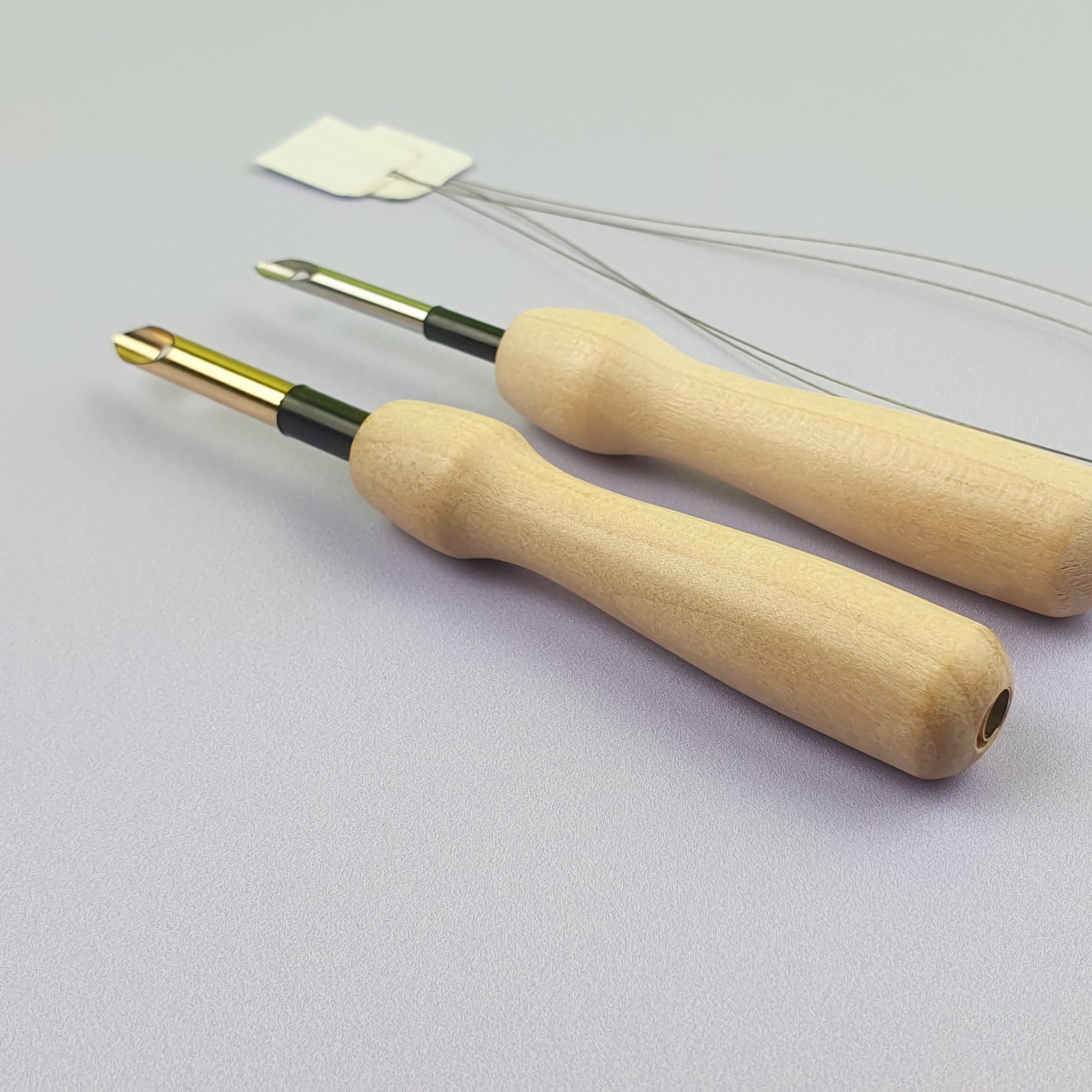 Wooden Punch Needles and Threaders